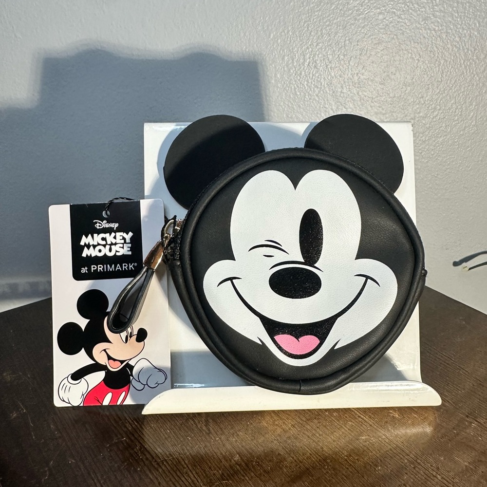 Disney Primark Black and White Mickey Mouse Coin Pouch